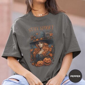 Witch Halloween Shirt, Witch T Shirt, Halloween Party Tee, Happy Halloween, Stay Spooky, Halloween T Shirt, Witch Broom, Halloween Gift