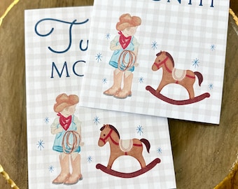 Tarjetas de hitos mensuales de Wild Wilder
