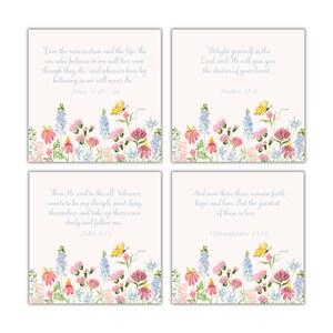 Cartões de Escritura de Arte em Aquarela, Cartões de Escritura, Conjunto de Presentes de Versículos da Bíblia, Cartões de Estudo de Versículos da Bíblia, Decoração de Versículos da Bíblia, Decoração de Cartão de Escritura