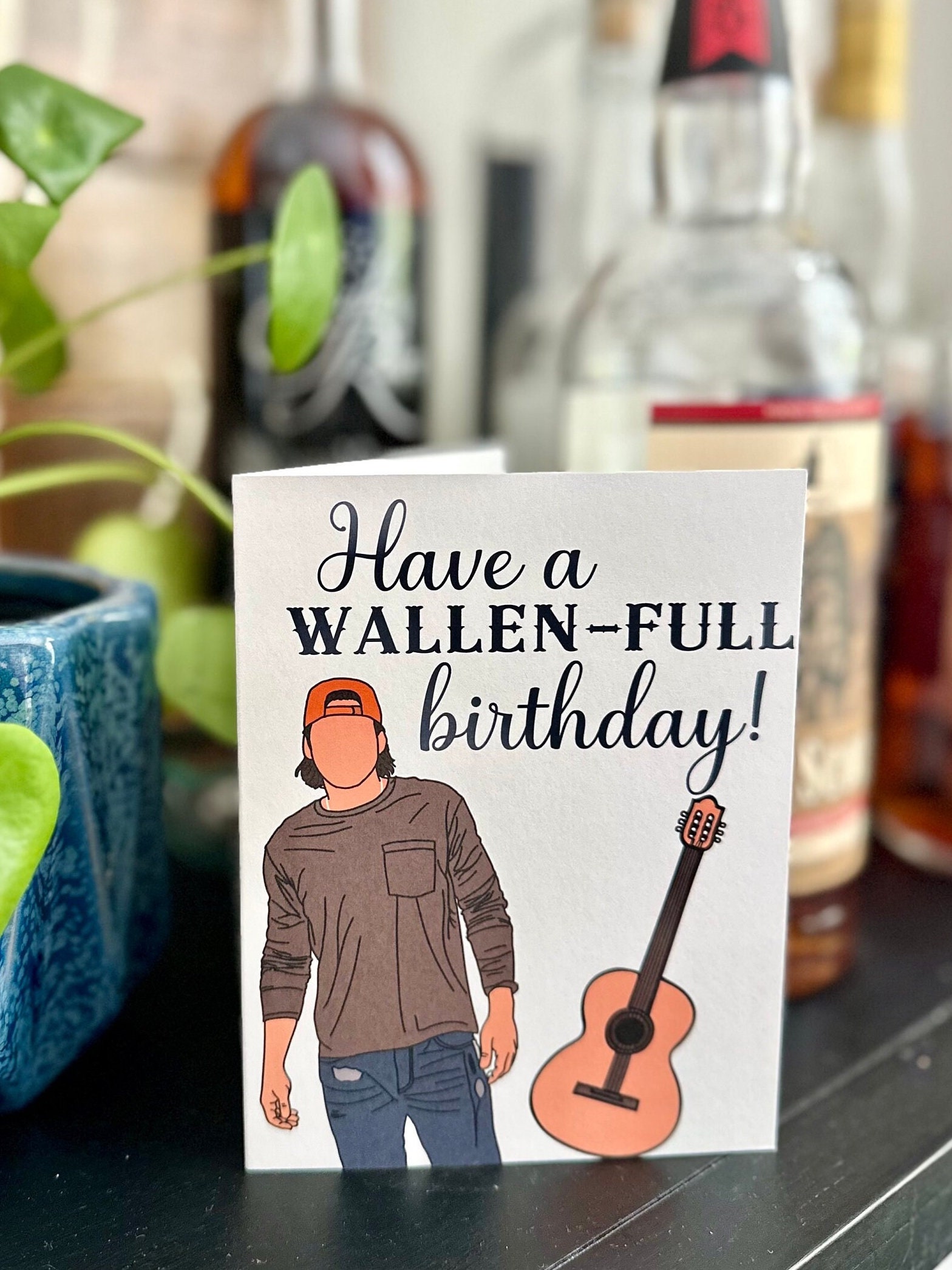Morgan Wallen Happy Birthday Greeting Card, Morgan Wallet Greeting Card