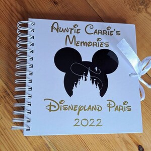 Disney Autograph Books, Personalised Walt Disney World Autograph Book,  Disneyland, Disneyland Paris, Disneyworld, Signature Book, Photo Book 