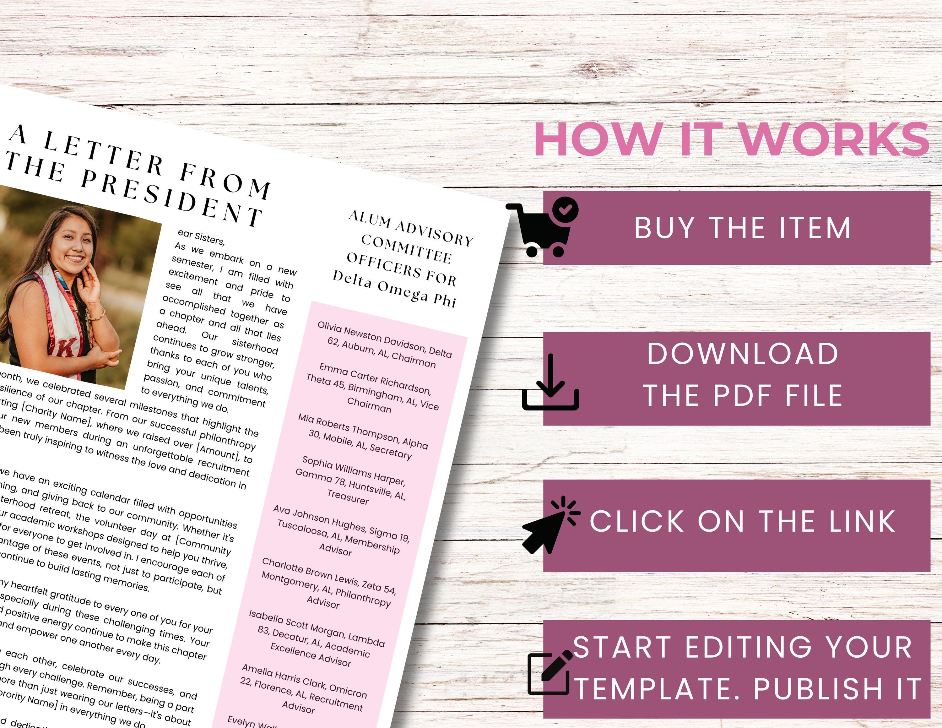 Sorority Newsletter Sorority Newspaper Print Sisterhood Newsletter Sorority Newsletter Sorority Newspaper Print Sisterhood Newsletter