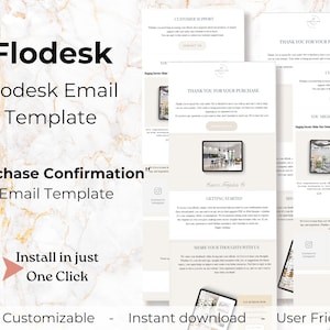 Flodesk Template, Purchase Confirmation Email, Email Newsletter Template, Email Marketing, Launch Email, Email Campaign, Welcome Email