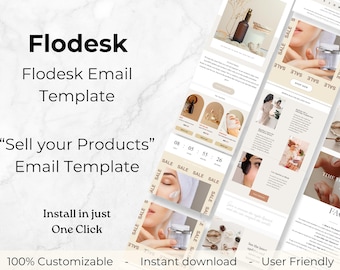 オンライン ブティック、Flodesk テンプレート、E コマース マーケティング テンプレート、電子メール ニュースレター テンプレート、電子メール マーケティング、電子メールの起動、電子メール キャンペーン
