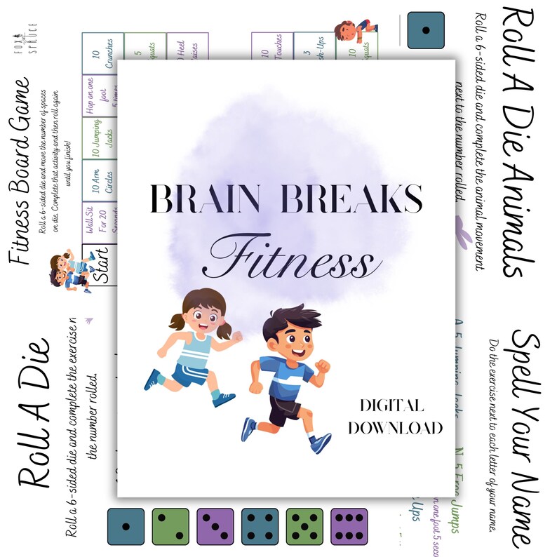 Brain Break-activiteiten Fitness-Bewegingspauzes Fysieke activiteit afbeelding 1