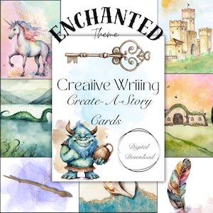 Tarjetas de historias encantadas: Ideas para escribir de forma creativa (Descarga digital)