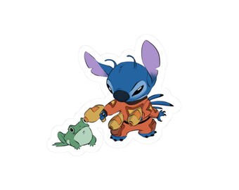 Lilo and Stitch sticker, Disney character sticker, Laptop sticker, Cute sticker, Water bottle sticker, Gift for Disney lover, Cute gift