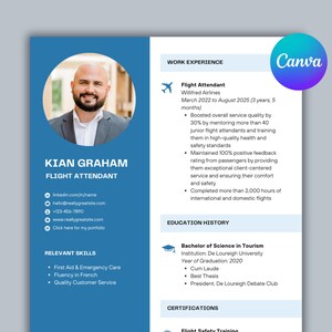 Modello CV Moderno Modificabile per Word | Curriculum Professionale Download PDF Pronto per Uso & Personalizzazione Facile