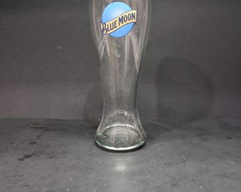 Blue Moon Pilsner Beer Glass, 16 Oz, 7.5&quot; Tall, Home Barware, Drinking Glass