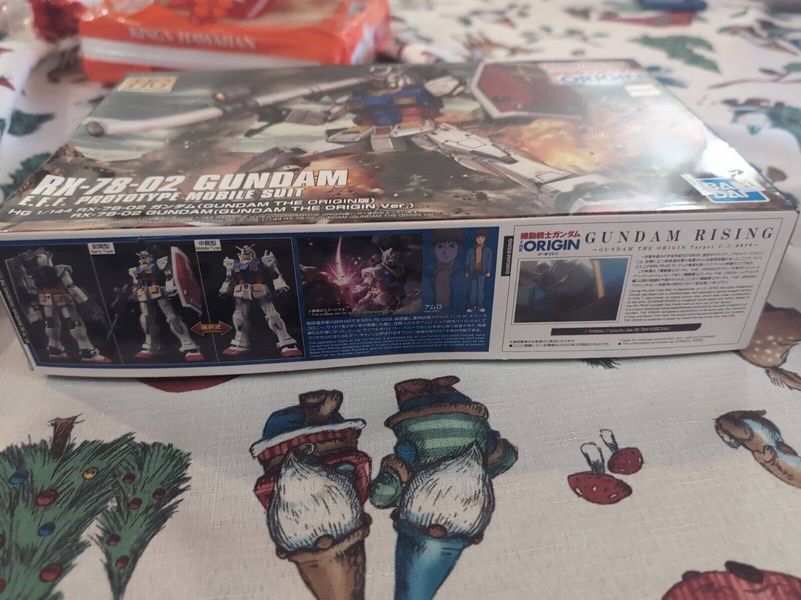 BANDAI 1/144 HG Gundam the Origin RX-78-02 Gundam Plastic Model Kit ...
