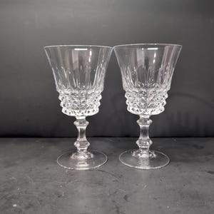 W.M. Dalton Lead Crystal Wine Glasses Set, 24% French Lead, Hand Blown Glassware, Elegant Gift, Barware, Wine Lover