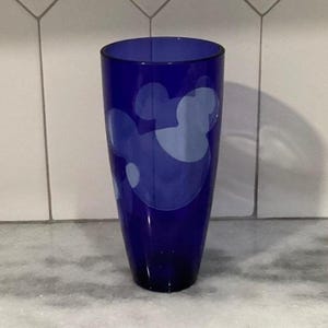 Disney Store Mickey Mouse Blue Tumbler, Vintage Disneyana Drinkware, Replacement Transparent Plastic Cup image 7