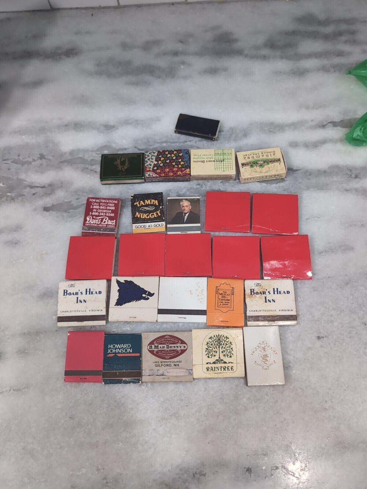 ヴィンテージマッチ（20本以上）、マッチ箱コレクション、マッチブック