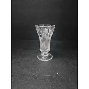 Echt Bleikristall 24% Lead Crystal Bud Vase, Hand-cut Glass Vase, Small Glass Bud Vase, French Crystal Gift