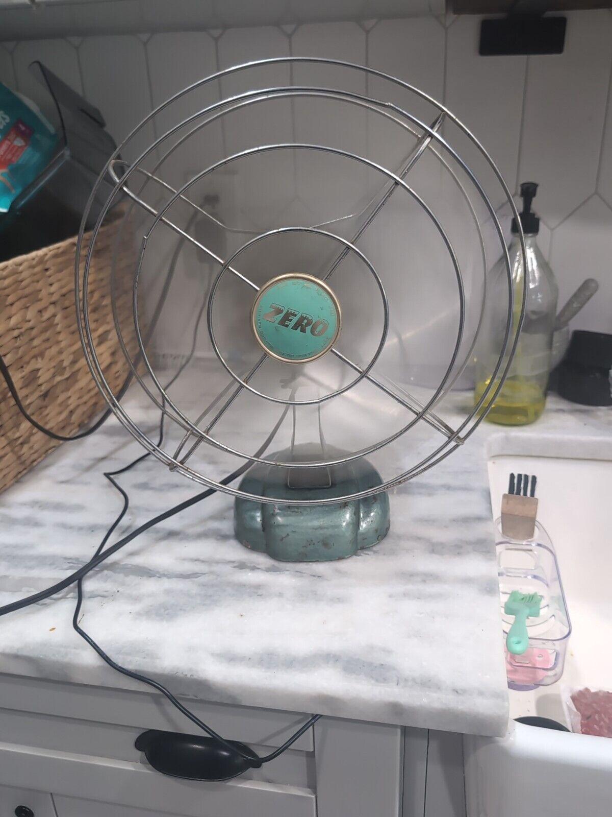 【Vintage】McGRAWELWCTRIC ZERO1275R 扇風機 Mcgraw Zero Electric Desk Cage Fan 1275, Four Blade, Vintage Art