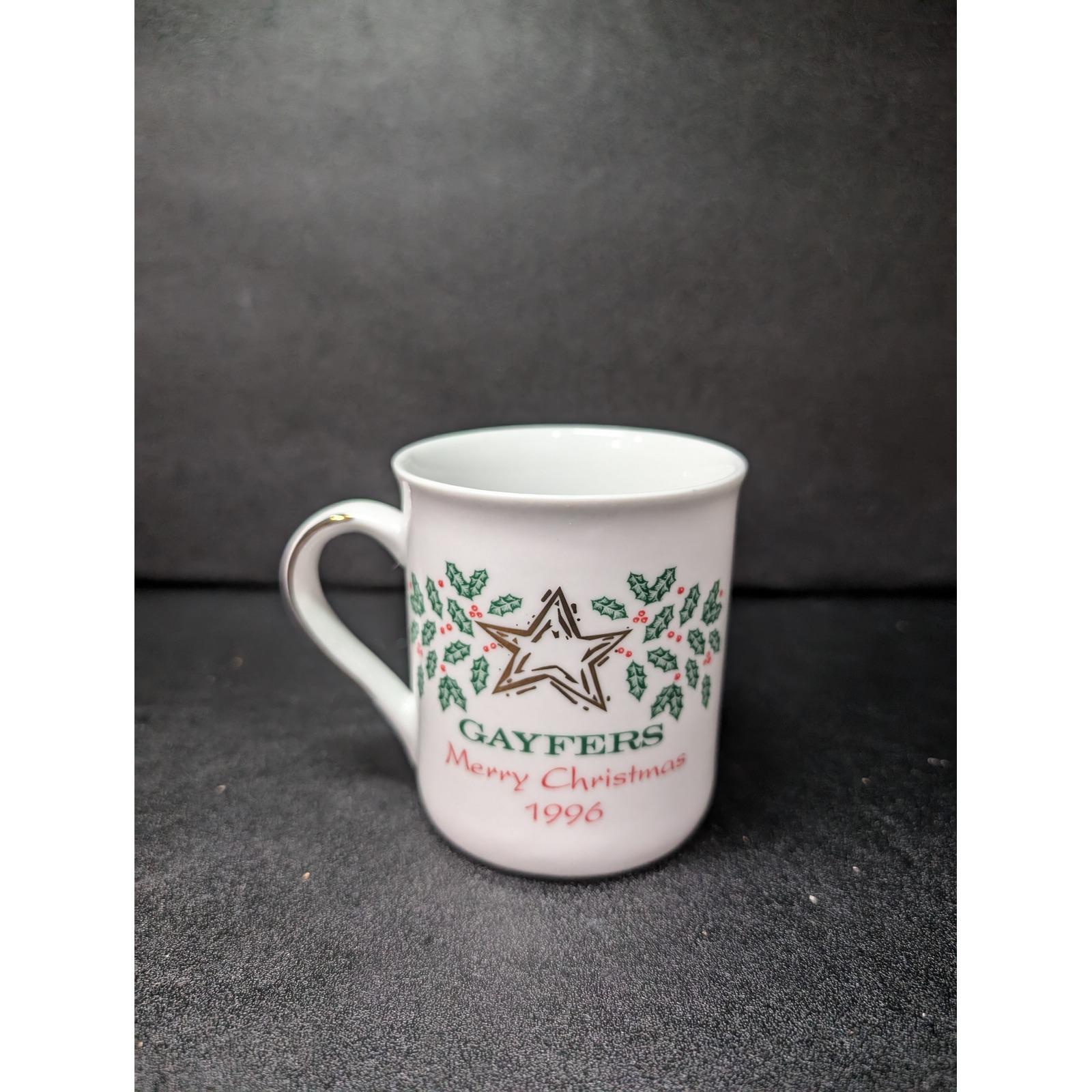 Gayfers Department Store Mug, 1996 Christmas, Fine China Royal Ann, Holiday Coffee Mug, Retro Collectible, Gift