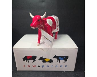 Cow Parade Big Apple Cow Figurine, Westland Giftware, Vintage