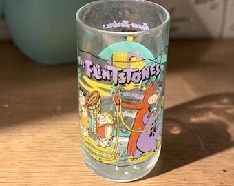 Vaso de colección de Los Picapiedra de Hanna-Barbera, primer 30 años, repuesto vintage de Hardee's