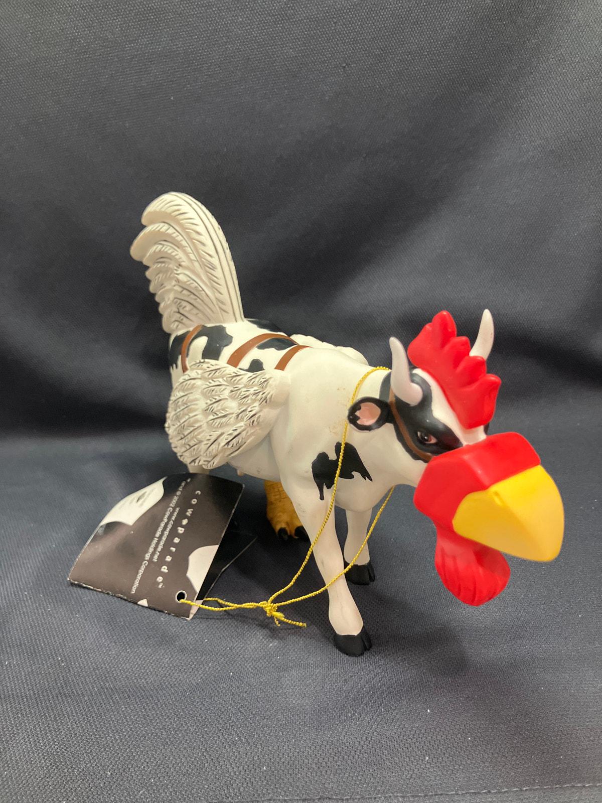 *限定*Cow-Moo-Flage Figure カウパレード Cow Parade Cow-moo-flage Cow Figurine, Westland Giftware