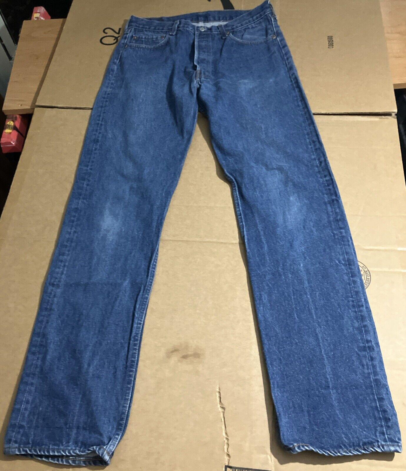 Levi's 501 XX Selvedge Button 524 1501 0117 Denim Jeans 36 X
