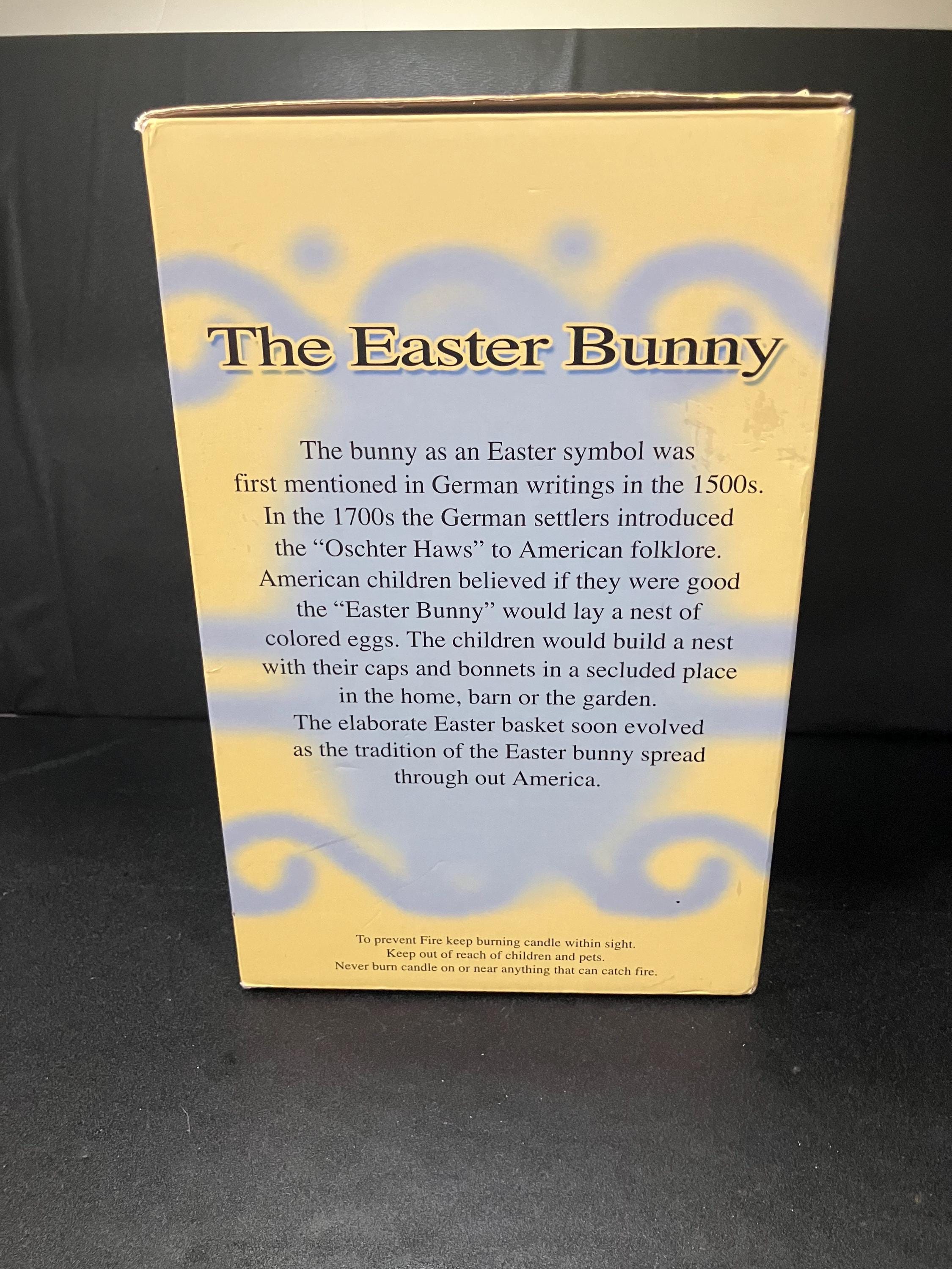 NIKKY HOME Décorations De Lapin De Pâques – Photophore Vintage En