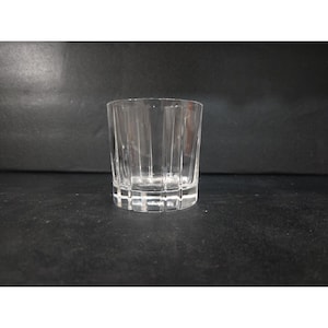 B&B Crystal Vintage Glass, 8 oz zwaar gegraveerd glas, gemaakt in Italië, verzamelglas, decoratief drinkgerei