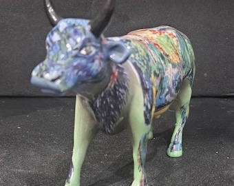 2000 Cowparade Mooooonwalk Collectible Cow Figurine #9120 Uniform