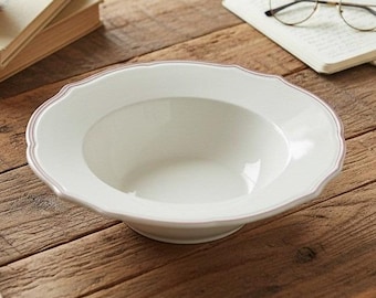 Bordallo Pinheiro Chambord SCALLOPED SERVING BOWL ~ Portugal~ 10.5"
