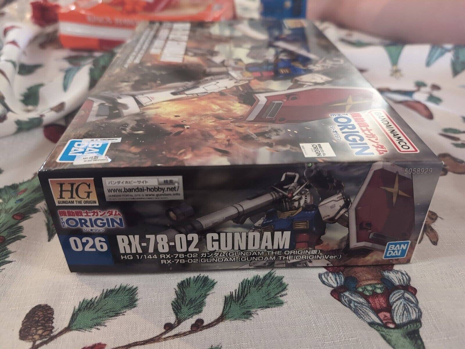 BANDAI 1/144 HG Gundam the Origin RX-78-02 Gundam Plastic Model Kit ...