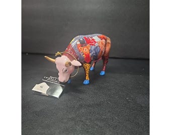 *限定* Moonwalking Cow 2003 Cow Parade Westland Moonwalking Cow Houston We Have