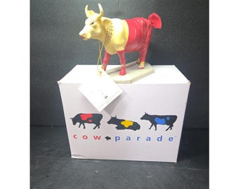 Cow Parade 2002 Cow Moo Flage #7254. Retired - Etsy