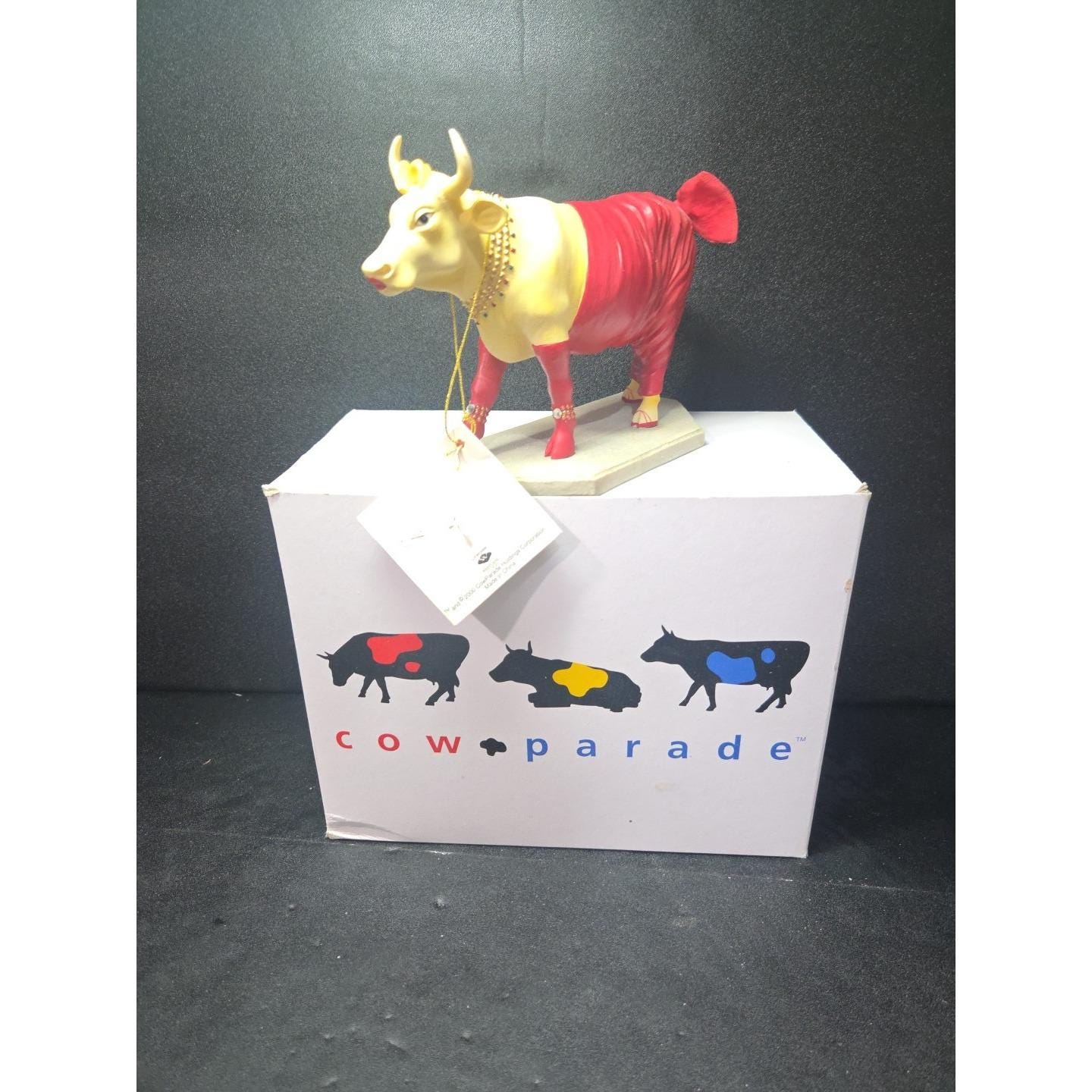 Cow Parade Diamonds Are A Cow's Best Friend Figurine, Westland