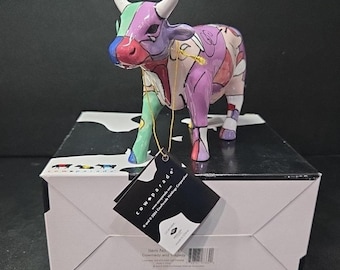 Cow Parade Cowardly Lion Cow Figurine, Westland Giftware, Wizard