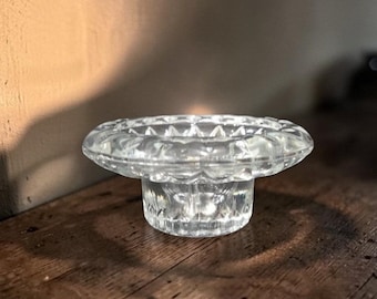 KIG Heavy Glass Votive Candle Holder, Vintage Taper Design, Replacement Classic Home Decor