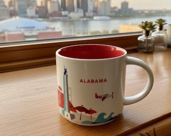 Starbucks Detroit Mug You Are Here Collection Coffee 14oz Cup Full Size Michigan