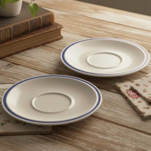 Japanese Stoneware Plate Set Blue - Etsy