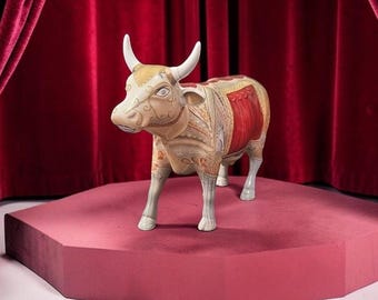 Cow Parade Big Apple Cow Figurine, Westland Giftware, Vintage