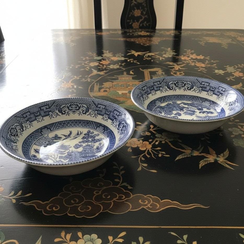 Blue Willow Bowls - Etsy