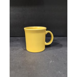 Fiesta Ware Sunflower Yellow Coffee Mug, Fiestaware Java Cup, Yellow Mug, Sunflower Mug, Coffee Cup, Kitchenware