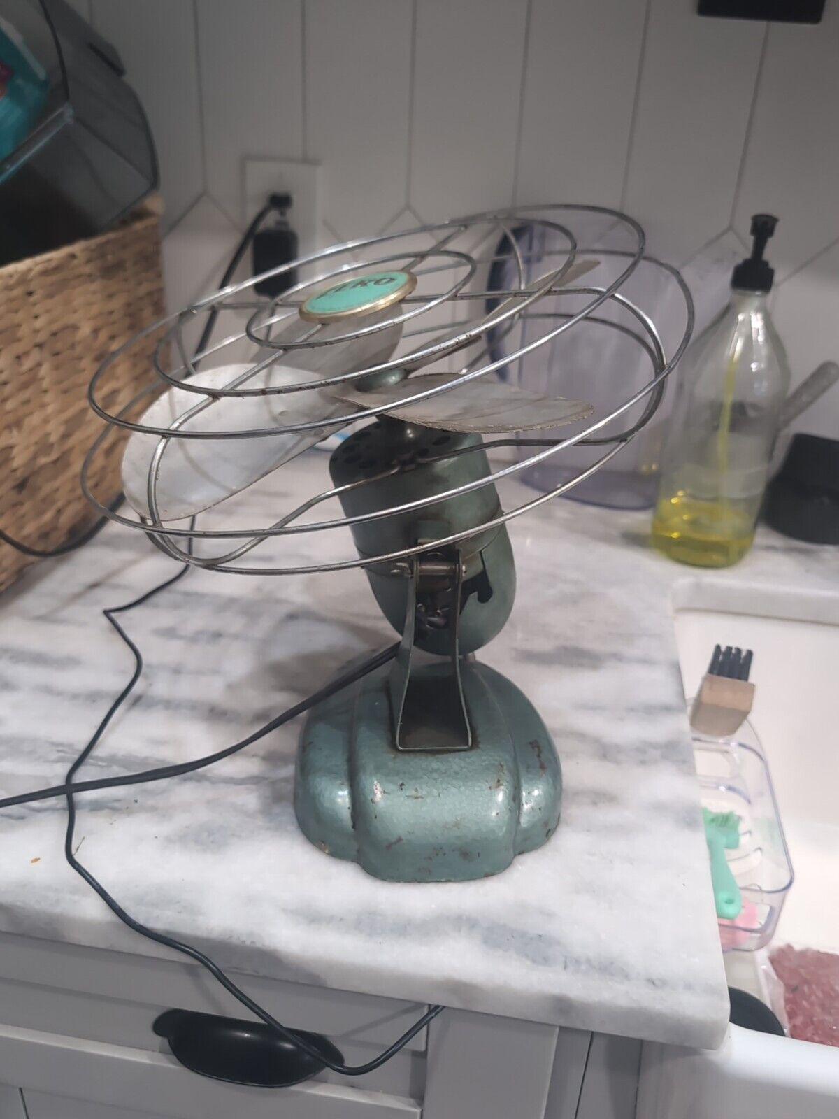 Mcgraw Zero Electric Desk Cage Fan 1275, Vintage Home Decor, Four