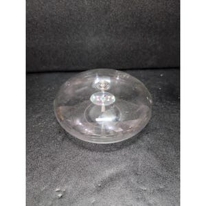 Firelight Glass Omni Oil Lamp, 5&quot; Oil Lamp Candle, Glass Wick Lamp, Tabletop Candle, Round Oil Lamp, Home Decor Gift
