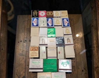 Matchbook Vintage Collection, Lot of 30, Travel Hotels Inns & Blanks, Collectible Match Matches Boxes