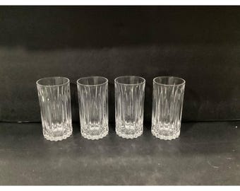Cristal d'Arques-Durand Classic, vasos altos/de agua de 14,6 cm de altura, juego de 4