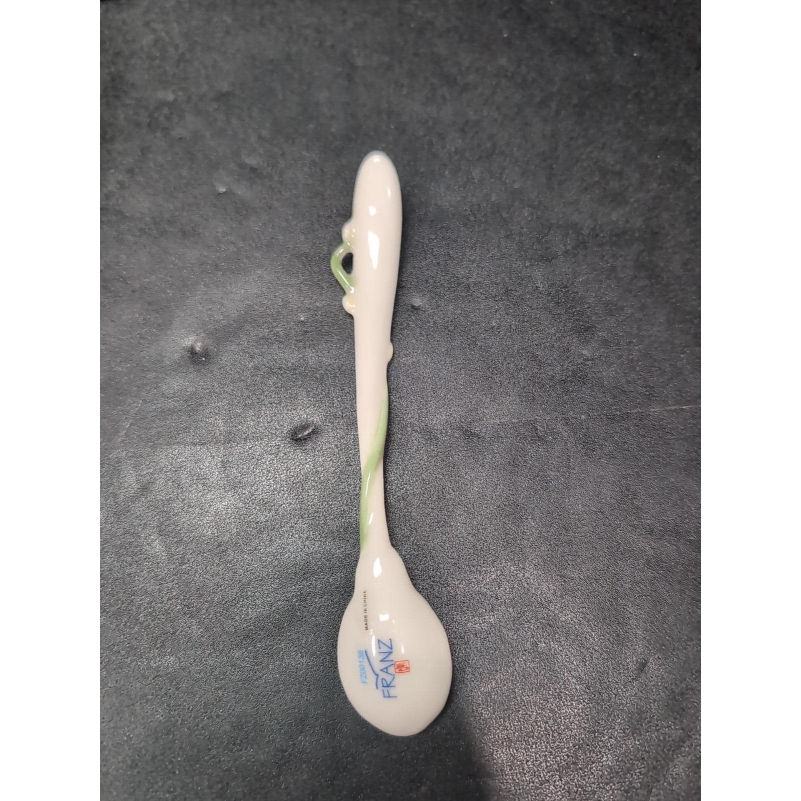 Franz Porcelain Orchid Moth Spoon FZ00138, Vintage Decorative Art