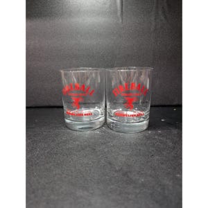 FIREBALL Sammlerstück Whiskygläser Set, 8 Unzen Gläser, 2er Paar, Whisky-Liebhaber Geschenk, Barware, Home Bar Essentials