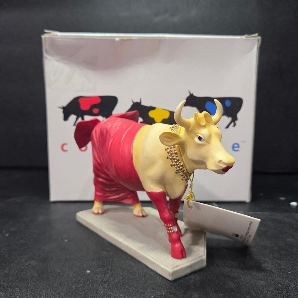 Cow Parade Diamonds Are A Cow's Best Friend Figurine, Westland