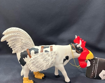 *限定*Cow-Moo-Flage Figure カウパレード Cow Parade Cow-moo-flage Cow Figurine, Westland Giftware