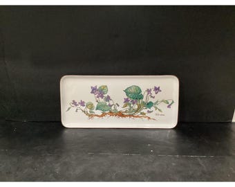 Villeroy & Boch Botanica Viola Odorata 14" Rectangular Sandwich Tray