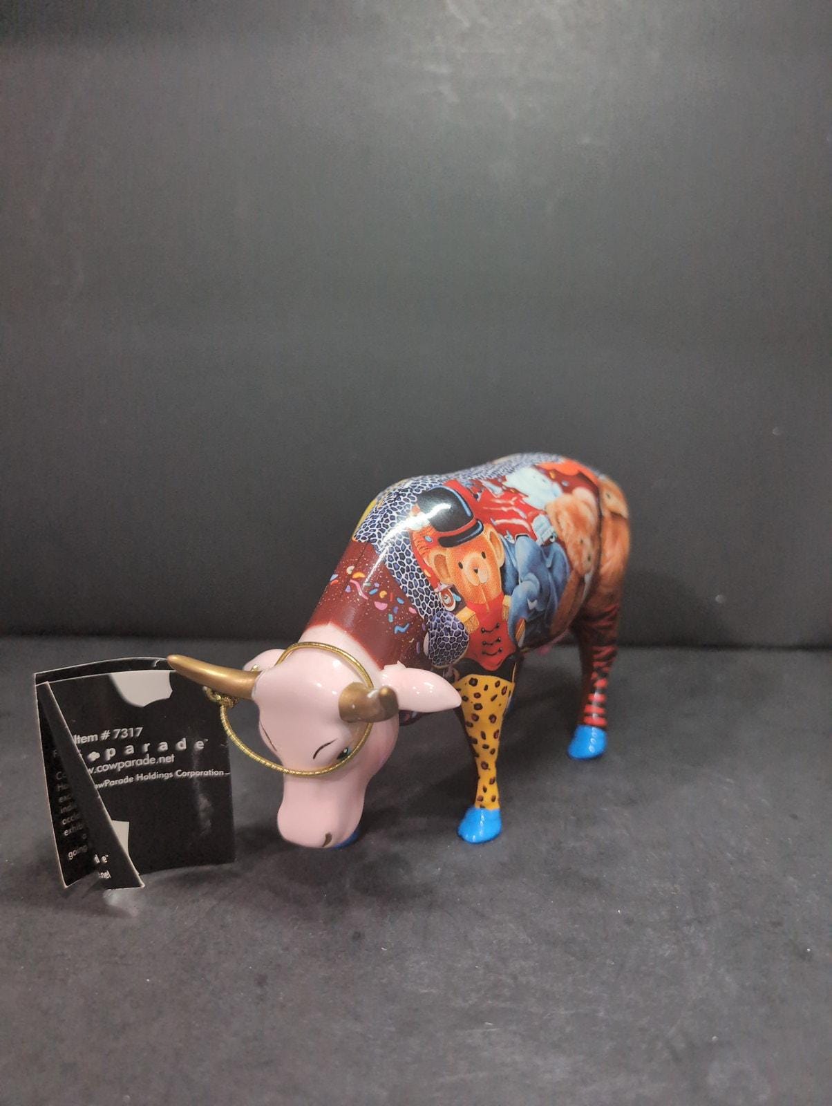 Cow Parade Babe in Toyland Cow Figurine, Westland Giftware