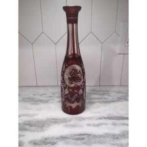 Czech bohemian crystal vase - Etsy 日本